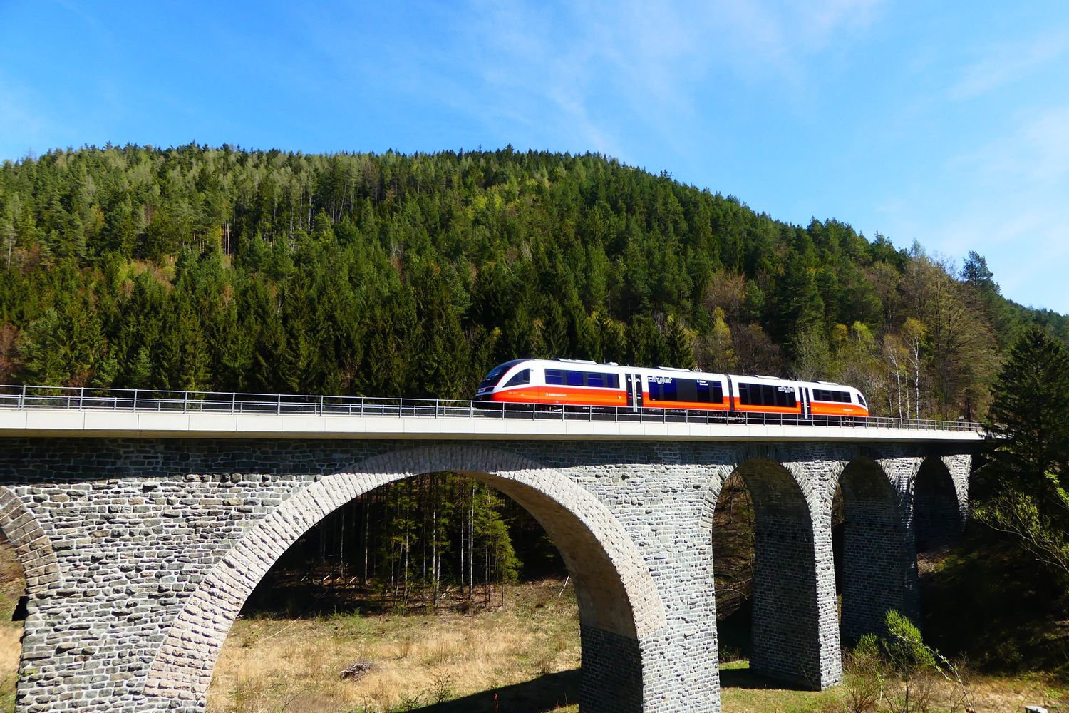 Zug Verkehrsmodell Österreich